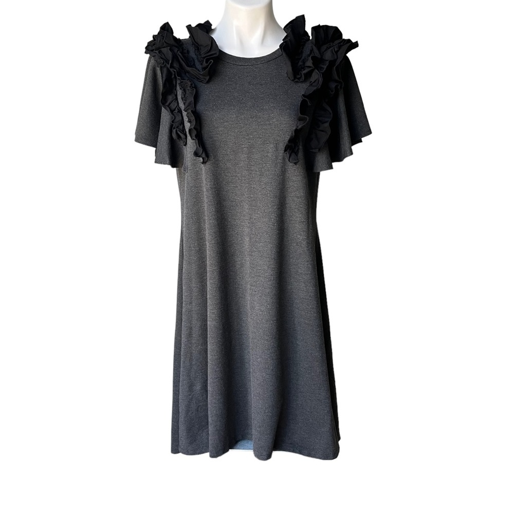 CQ by CQ Contrast Ruffle Trim Dress - Picture 2 of 12